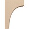Ekena Millwork 6"W x 12"D x 18"H Classic Huntington Rough Cedar Woodgrain TimberThane Corbel, Primed Tan CORUR06X12X18HUNRCPR - alternate 4